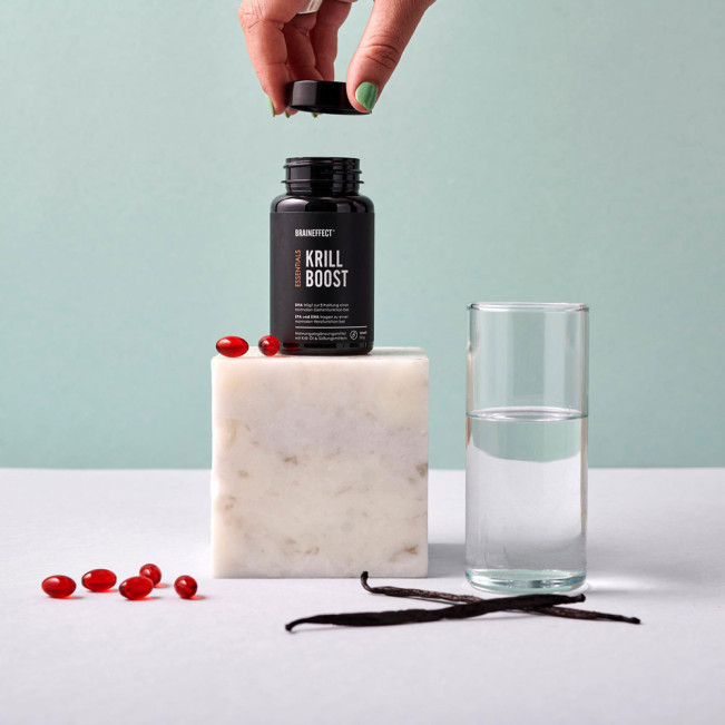 BRAINEFFECT KRILL BOOST with DHA, EPA \u0026 astaxanthin